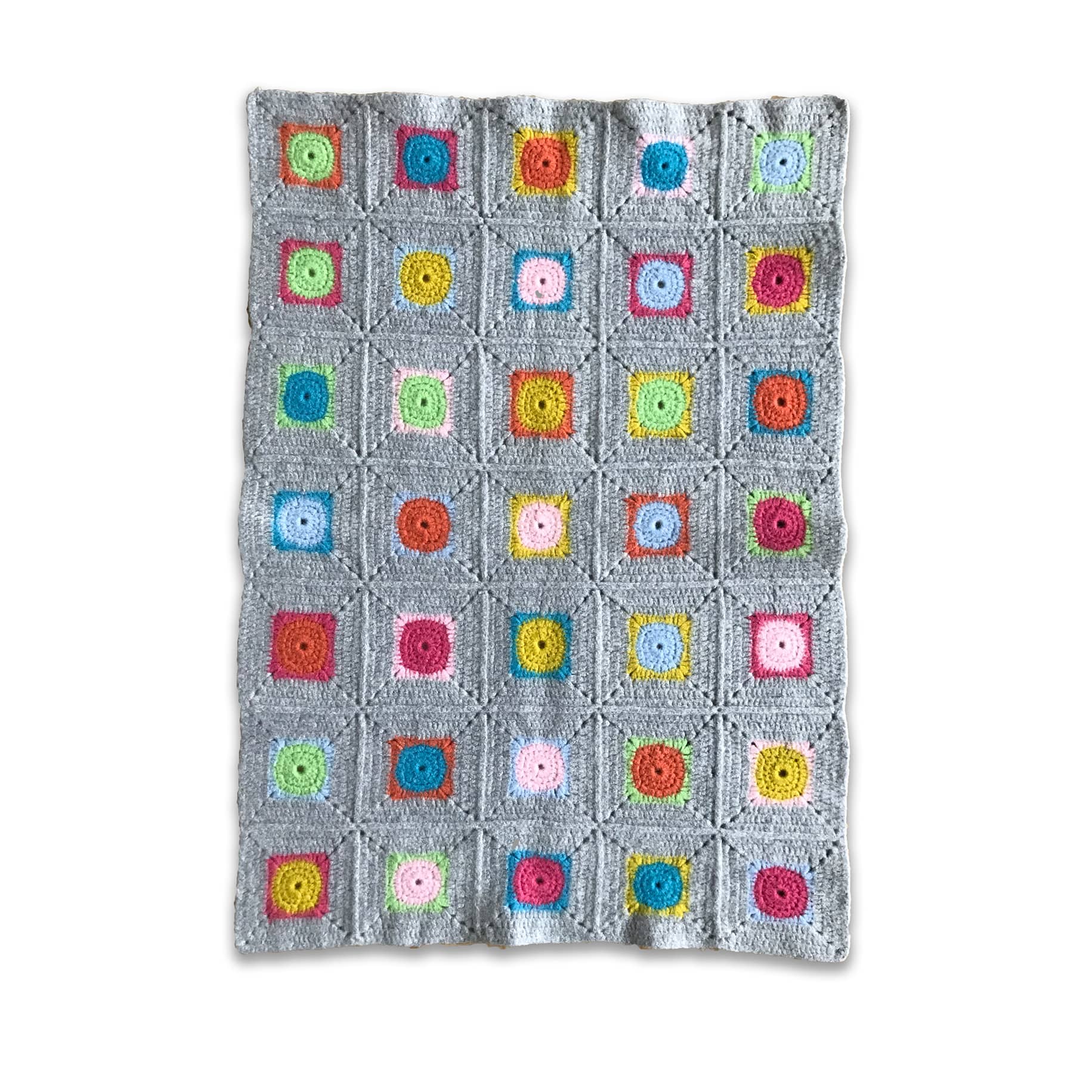 Granny Square Crochet Blanket Kit