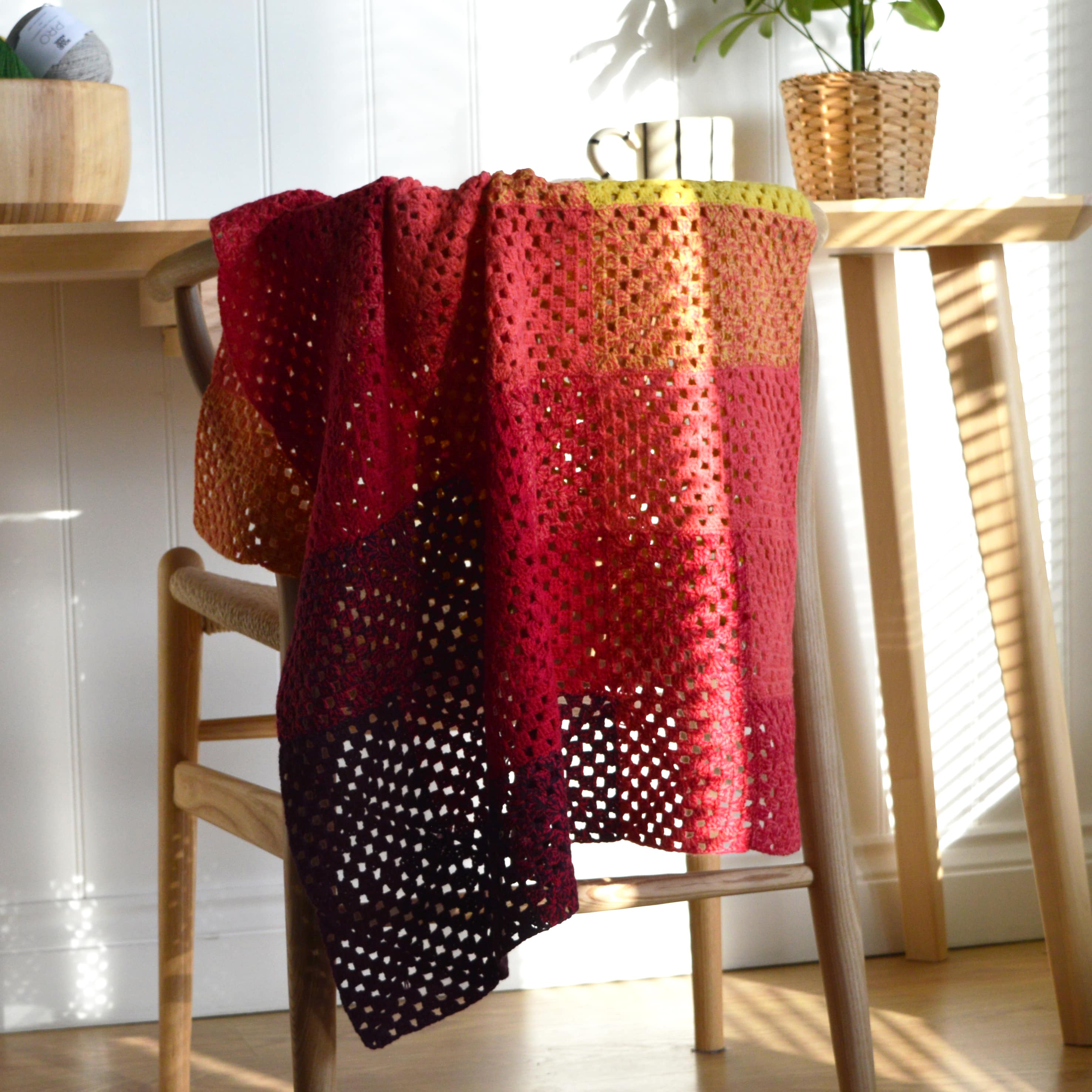Colour Change Crochet Blanket Kit