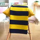 Small Two Colour Stripe Blanket Knitting Kit
