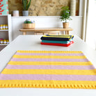 Small Two Colour Stripe Blanket Knitting Kit