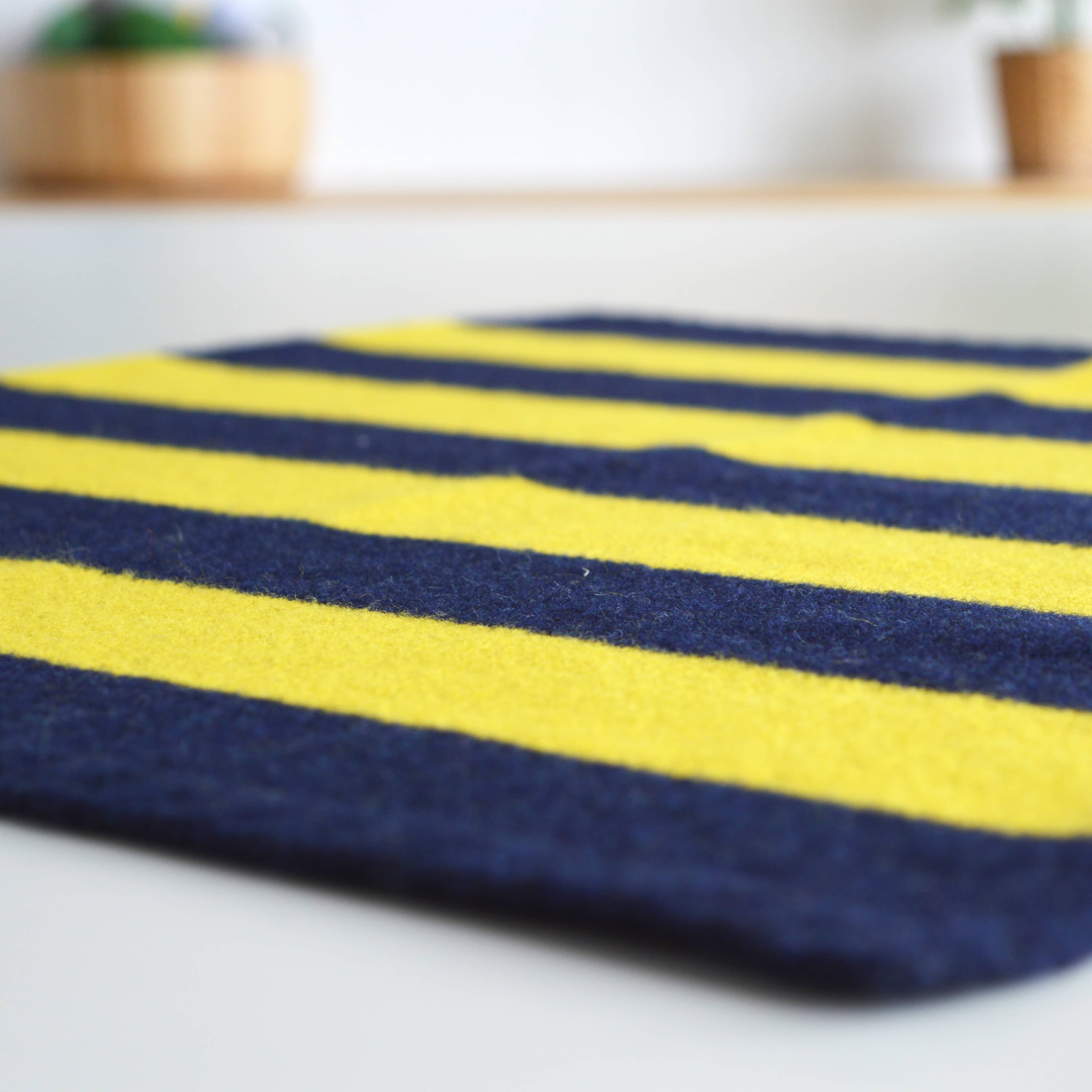 Small Two Colour Stripe Blanket Knitting Kit