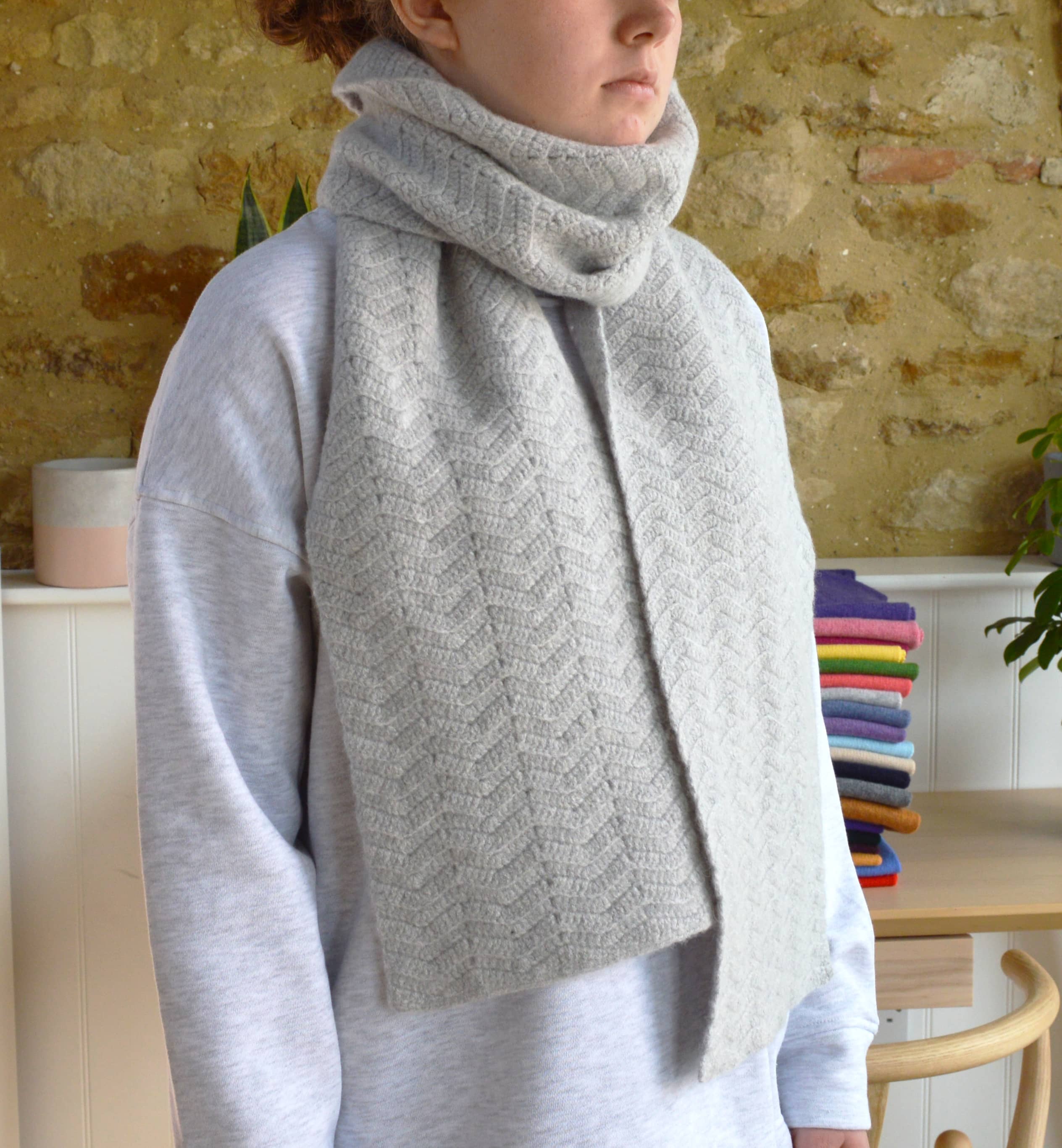 Herringbone Scarf Crochet Kit