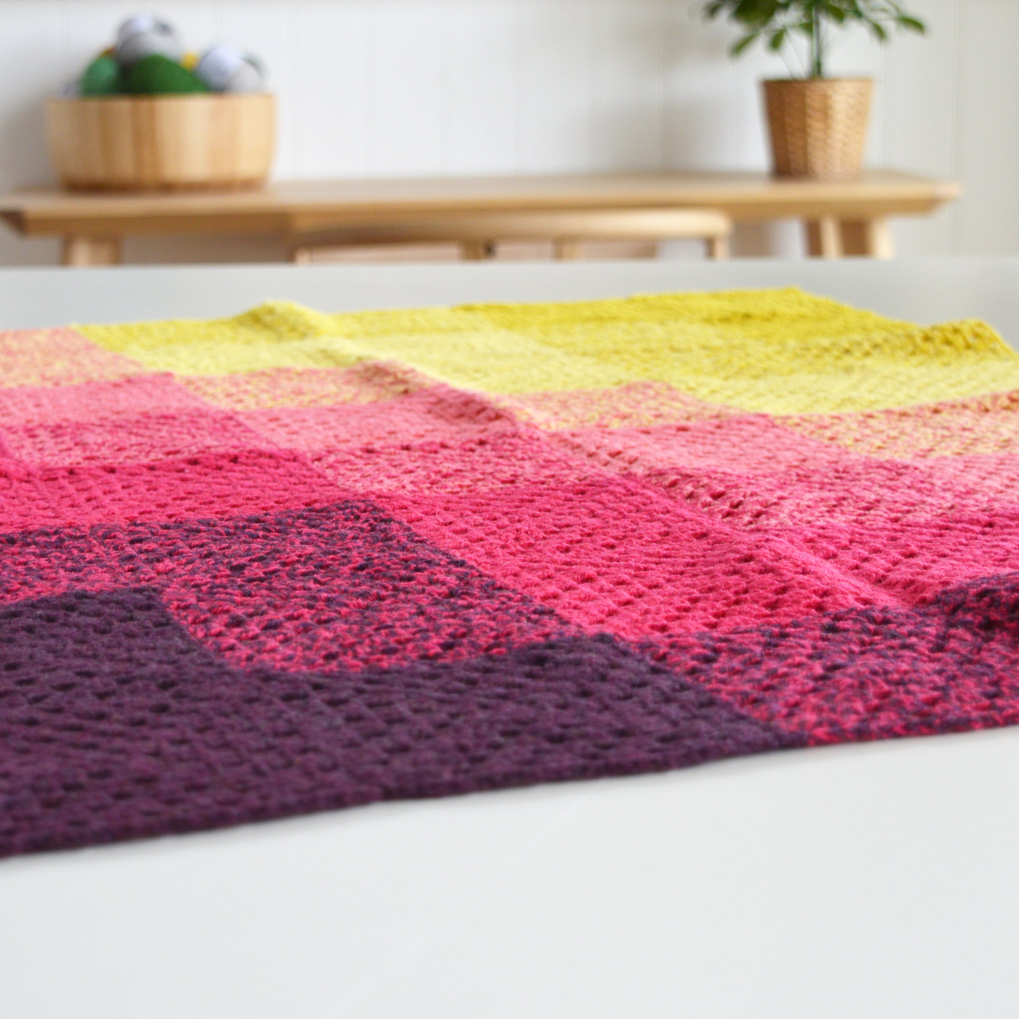 Colour Change Crochet Blanket Kit
