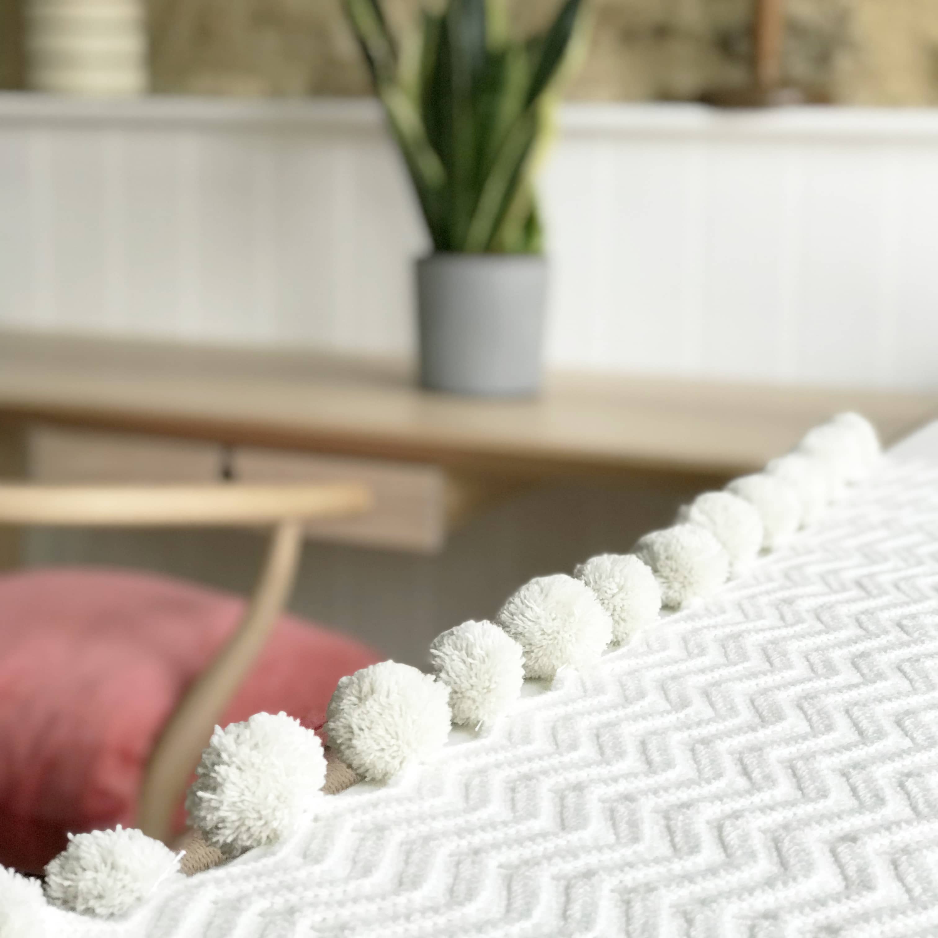 Pom Pom Ripple Crochet Blanket Kit