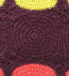 close up of granny square