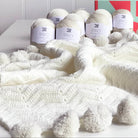 Pom Pom Ripple Crochet Blanket Kit
