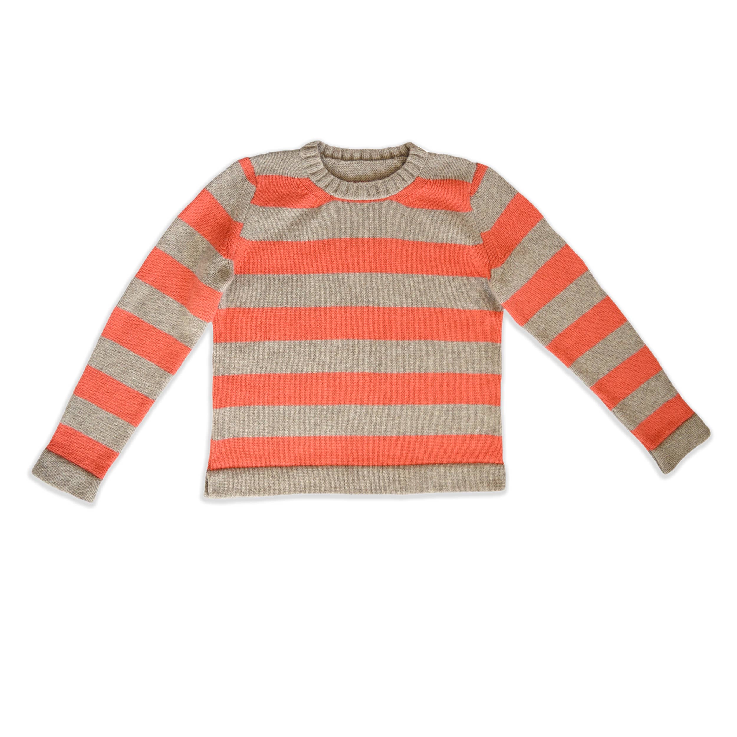 flat image of knitting pattern. stripe jumper knitting pattern