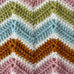 Zig Zag Stripe Crochet Blanket Kit NEW