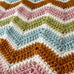 Zig Zag Stripe Crochet Blanket Kit NEW