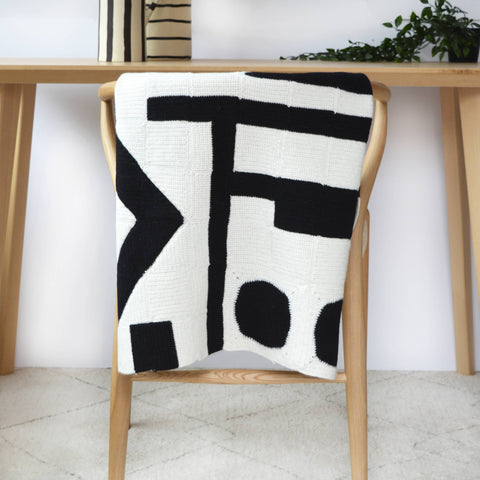 Abstract Crochet Blanket Kit