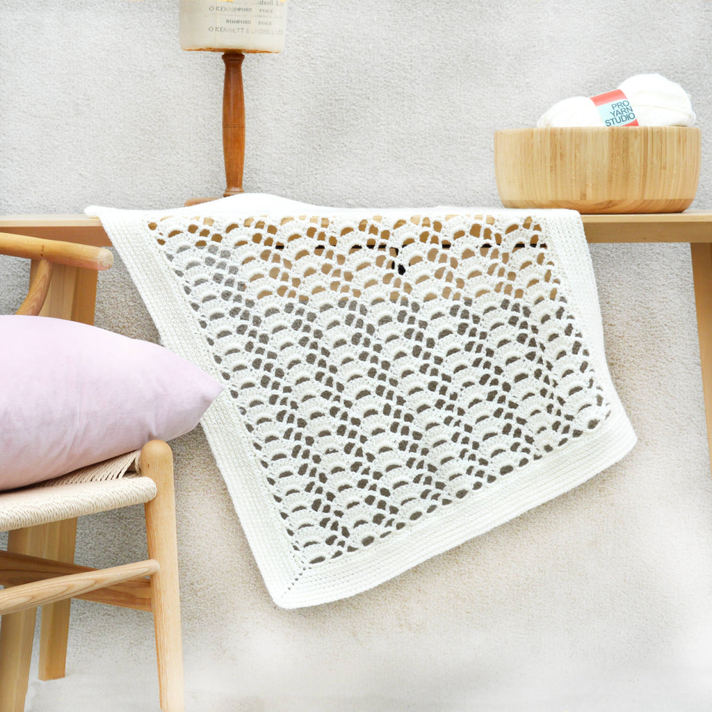 Crocheted ripple blanket kit – Knit One Kits