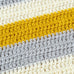 Three Stripe Crochet Blanket Kit