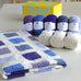 Pro Yarn Studio Five Colour Granny Square Crochet Blanket Kit. Content of the Kit