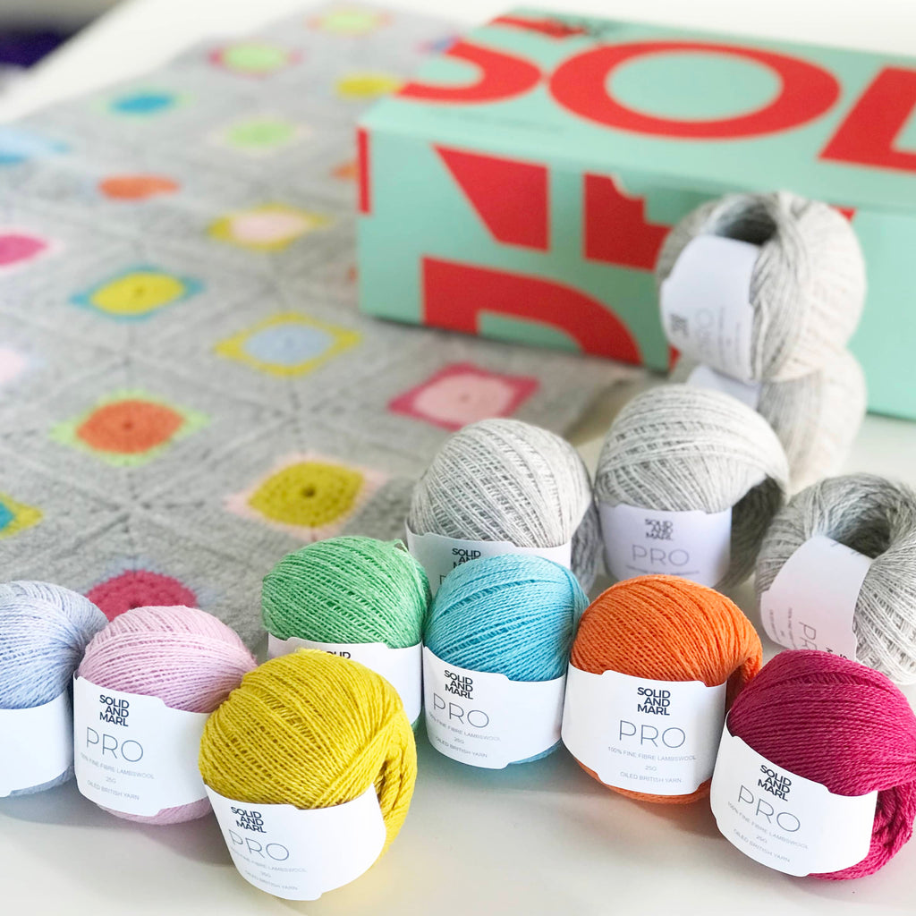 Stayhome 2020 Blanket Crochet Kit 1 Cream