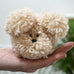 front view of completed amigurumi cockapoo dog crochet kit 