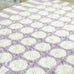 close up of modern high quality design crochet blanket granny squares